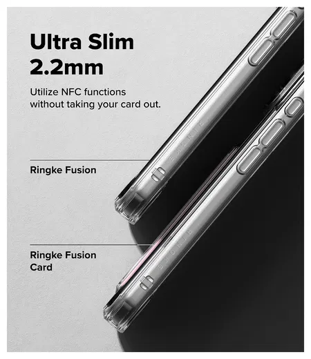 Ringke Fusion Card Apple iPhone 17 Pro Max Hoesje Kaarthouder Transparant afbeelding 6