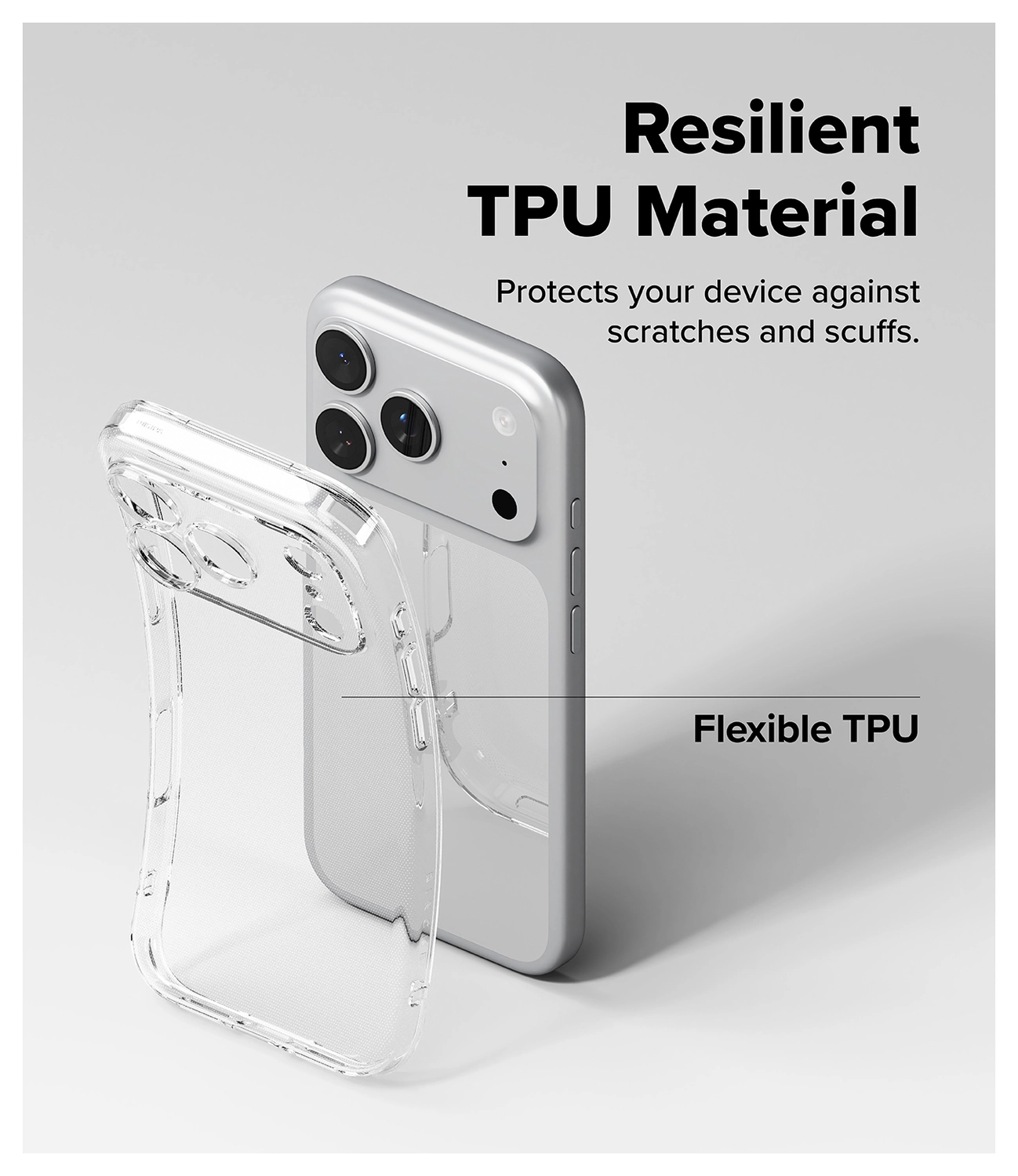 Ringke Air Apple iPhone 17 Pro Max Hoesje Flexibel TPU Transparant afbeelding 4