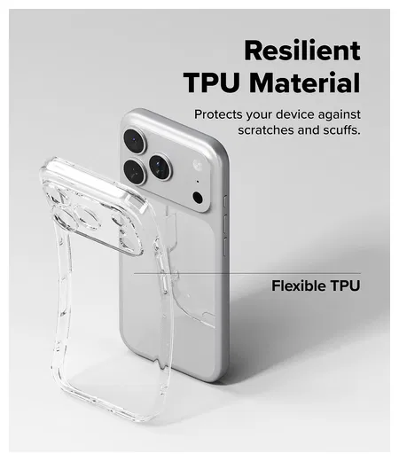 Ringke Air Apple iPhone 17 Pro Max Hoesje Flexibel TPU Transparant afbeelding 4