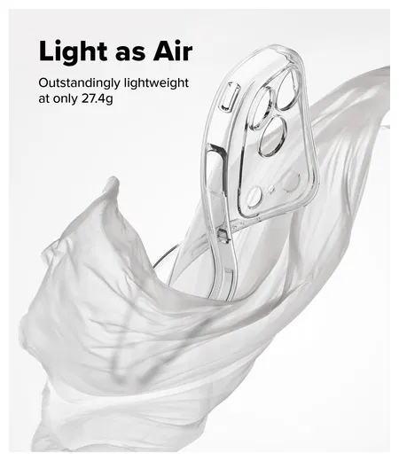 Ringke Air Apple iPhone 17 Pro Max Hoesje Flexibel TPU Transparant afbeelding 5