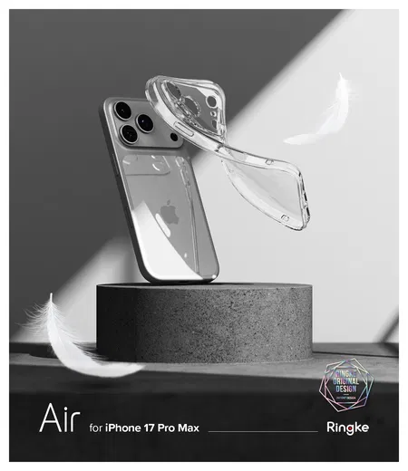 Ringke Air Apple iPhone 17 Pro Max Hoesje Flexibel TPU Transparant afbeelding 9