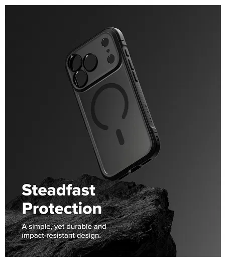 Ringke Fusion Bold Magnetic Apple iPhone 17 Pro Max Hoesje MagSafe Matte Zwart afbeelding 4
