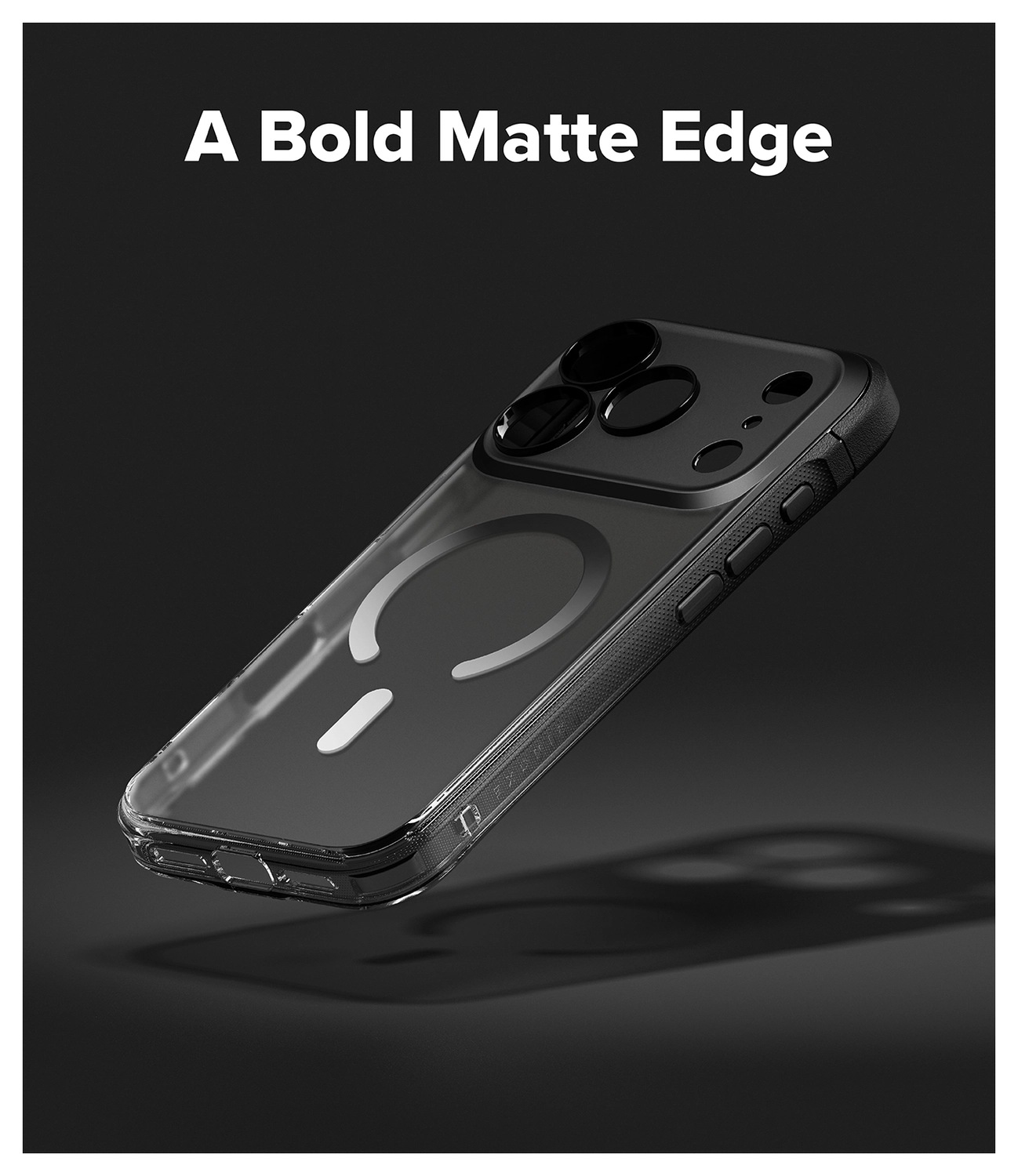 Ringke Fusion Bold Magnetic Apple iPhone 17 Pro Max Hoesje MagSafe Matte Zwart afbeelding 5