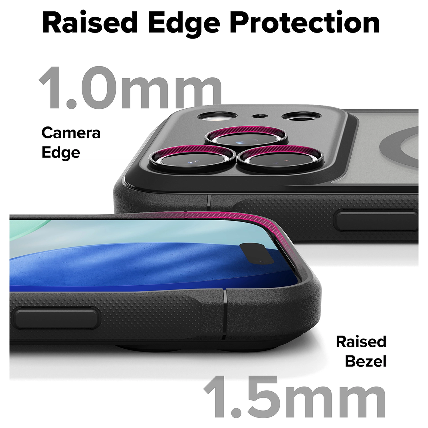 Ringke Fusion Bold Magnetic Apple iPhone 17 Pro Max Hoesje MagSafe Matte Zwart afbeelding 9