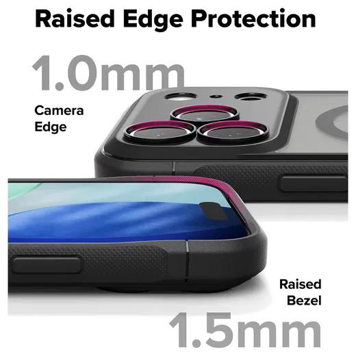 Ringke Fusion Bold Magnetic Apple iPhone 17 Pro Max Hoesje MagSafe Matte Zwart afbeelding 9