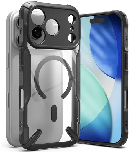 Ringke Fusion X Magnetic Apple iPhone 17 Pro Max Hoesje MagSafe Zwart afbeelding 1