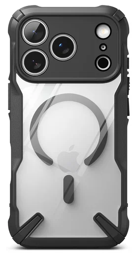 Ringke Fusion X Magnetic Apple iPhone 17 Pro Max Hoesje MagSafe Zwart afbeelding 11