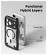 Ringke Fusion X Magnetic Apple iPhone 17 Pro Max Hoesje MagSafe Zwart afbeelding 6