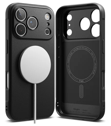 Ringke Onyx Magnetic Apple iPhone 17 Pro Max Hoesje MagSafe Zwart afbeelding 2