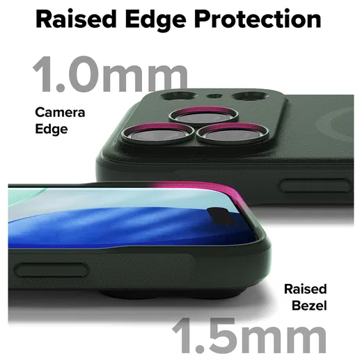 Ringke Onyx Magnetic Apple iPhone 17 Pro Max Hoesje MagSafe Groen afbeelding 10