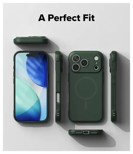 Ringke Onyx Magnetic Apple iPhone 17 Pro Max Hoesje MagSafe Groen afbeelding 11