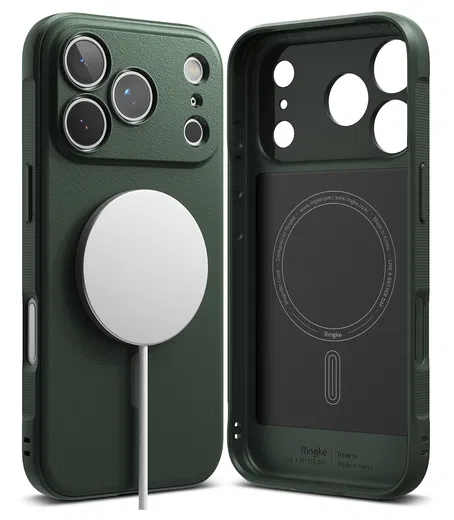 Ringke Onyx Magnetic Apple iPhone 17 Pro Max Hoesje MagSafe Groen afbeelding 2