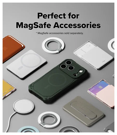Ringke Rugged Gear Magnetic iPhone 17 Pro Max Hoesje MagSafe Groen afbeelding 8