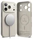 Ringke Silicone Magnetic Apple iPhone 17 Pro Max Hoesje MagSafe Back Cover Beige afbeelding 11