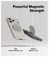 Ringke Silicone Magnetic Apple iPhone 17 Pro Max Hoesje MagSafe Back Cover Beige afbeelding 8
