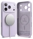 Ringke Silicone Magnetic Apple iPhone 17 Pro Max Hoesje MagSafe Back Cover Paars afbeelding 11