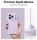 Ringke Silicone Magnetic Apple iPhone 17 Pro Max Hoesje MagSafe Back Cover Paars afbeelding 4