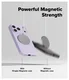 Ringke Silicone Magnetic Apple iPhone 17 Pro Max Hoesje MagSafe Back Cover Paars afbeelding 8