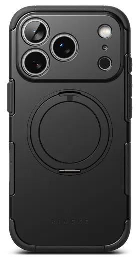 Ringke Alles iPhone 17 Pro Max Hoesje 360° MagSafe Standaard Zwart afbeelding 13