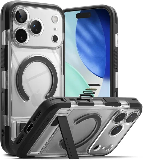 Ringke UX Magnetic Apple iPhone 17 Pro Max Hoesje MagSafe Transparant afbeelding 1