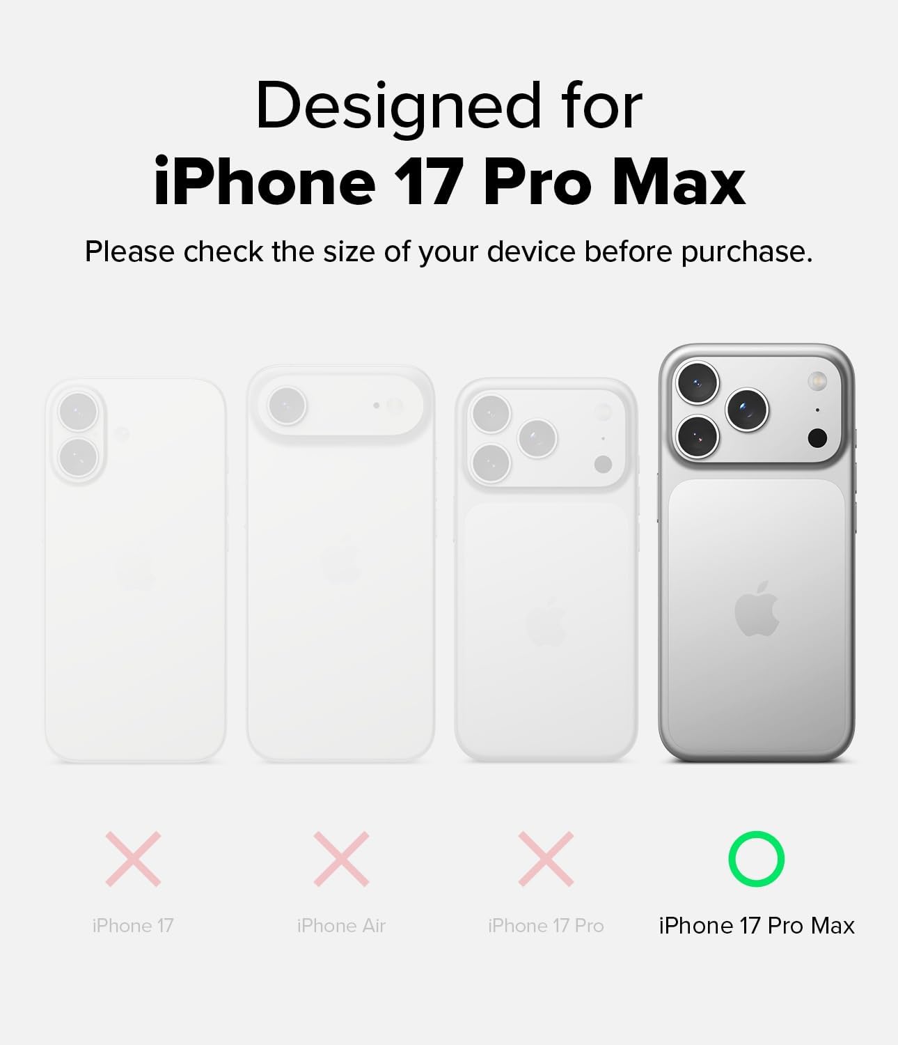 Ringke UX Magnetic Apple iPhone 17 Pro Max Hoesje MagSafe Transparant afbeelding 5