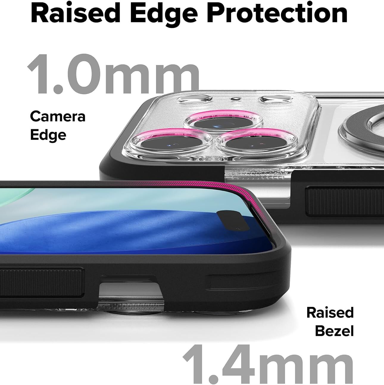 Ringke UX Magnetic Apple iPhone 17 Pro Max Hoesje MagSafe Transparant afbeelding 6