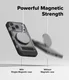 Ringke UX Magnetic Apple iPhone 17 Pro Max Hoesje MagSafe Smoke Zwart afbeelding 9