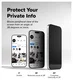 Ringke Easy Slide Privacy Glass iPhone 17 Pro Max Screen Protector Jig 2-Pack afbeelding 5