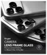 Ringke Frame Glass iPhone 17 Pro / 17 Pro Max Camera Protector (2-Pack) afbeelding 10