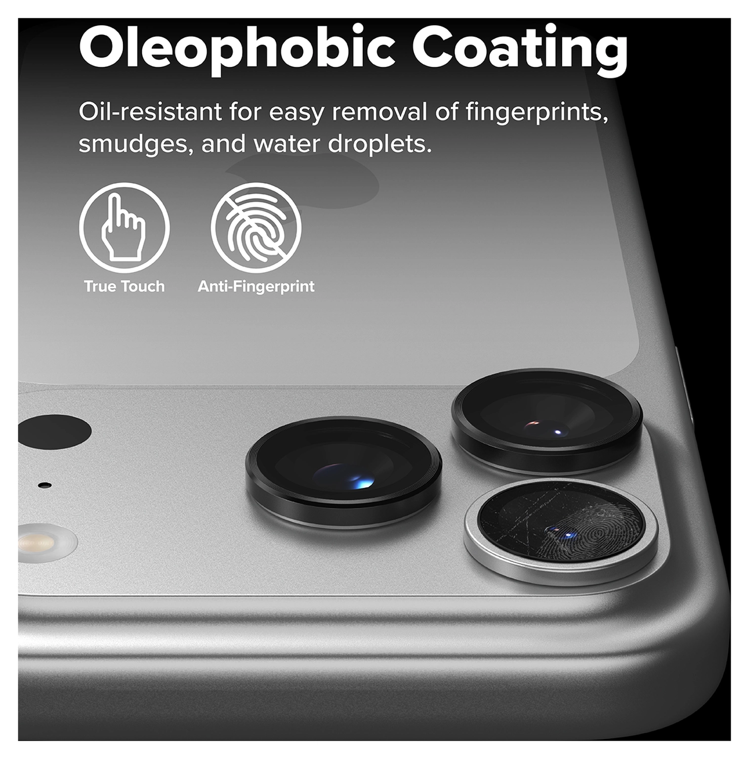 Ringke Frame Glass iPhone 17 Pro / 17 Pro Max Camera Protector (2-Pack) afbeelding 9