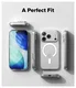 Ringke Fusion Magnetic Apple iPhone 17 Pro Hoesje MagSafe Matte Transparant afbeelding 9