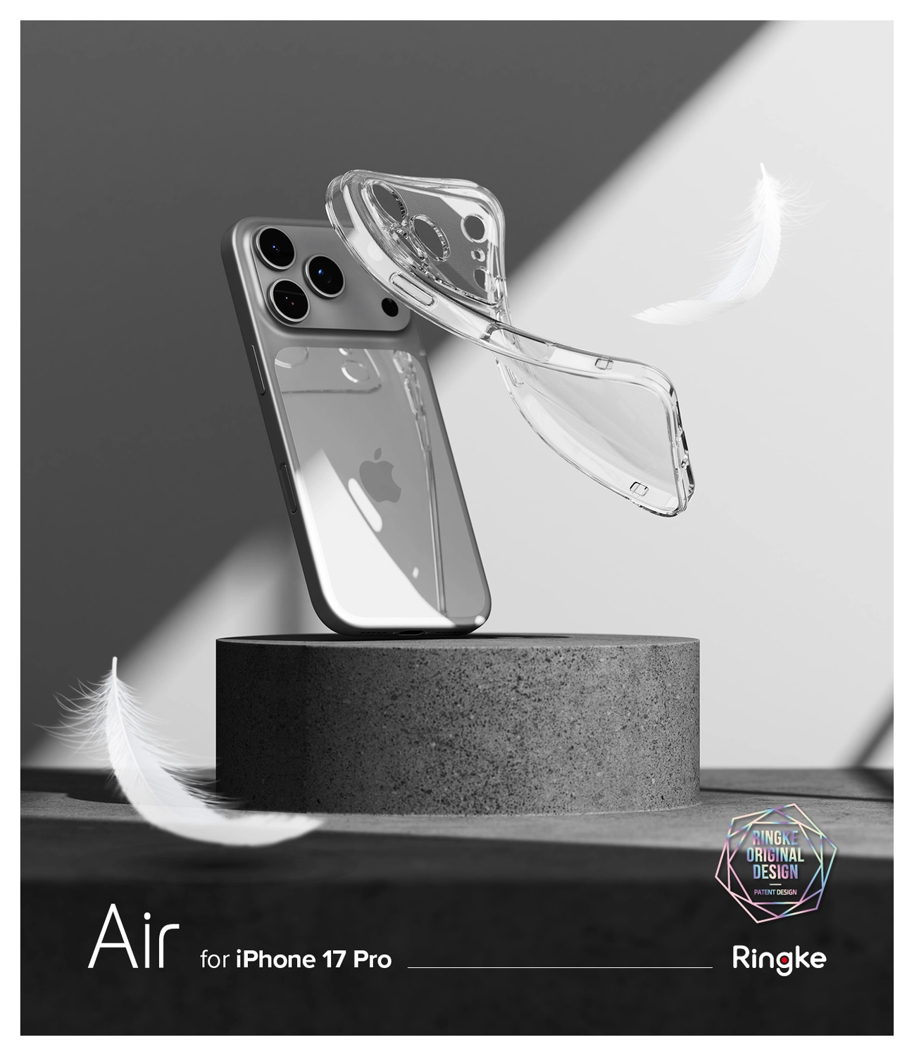 Ringke Air iPhone 17 Pro Hoesje Flexibel TPU Back Cover Transparant afbeelding 9