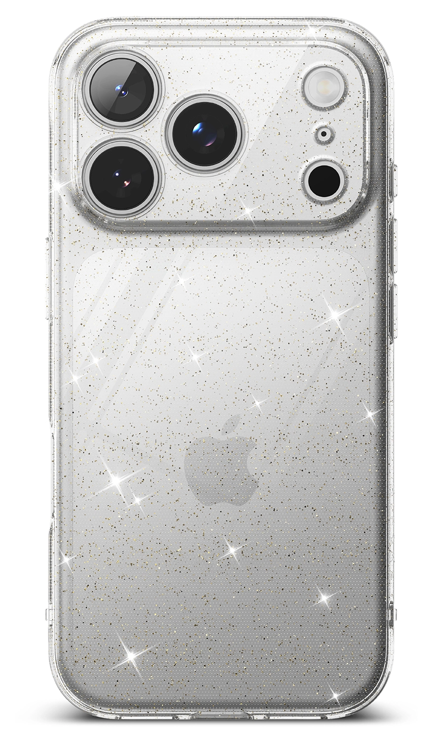 Ringke Air iPhone 17 Pro Hoesje Flexibel TPU Back Cover Glitter Transparant afbeelding 2