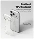 Ringke Air iPhone 17 Pro Hoesje Flexibel TPU Back Cover Glitter Transparant afbeelding 4