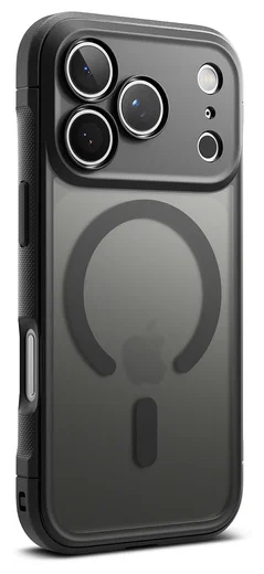 Ringke Fusion Bold Magnetic Apple iPhone 17 Pro Hoesje MagSafe Matte Zwart afbeelding 13