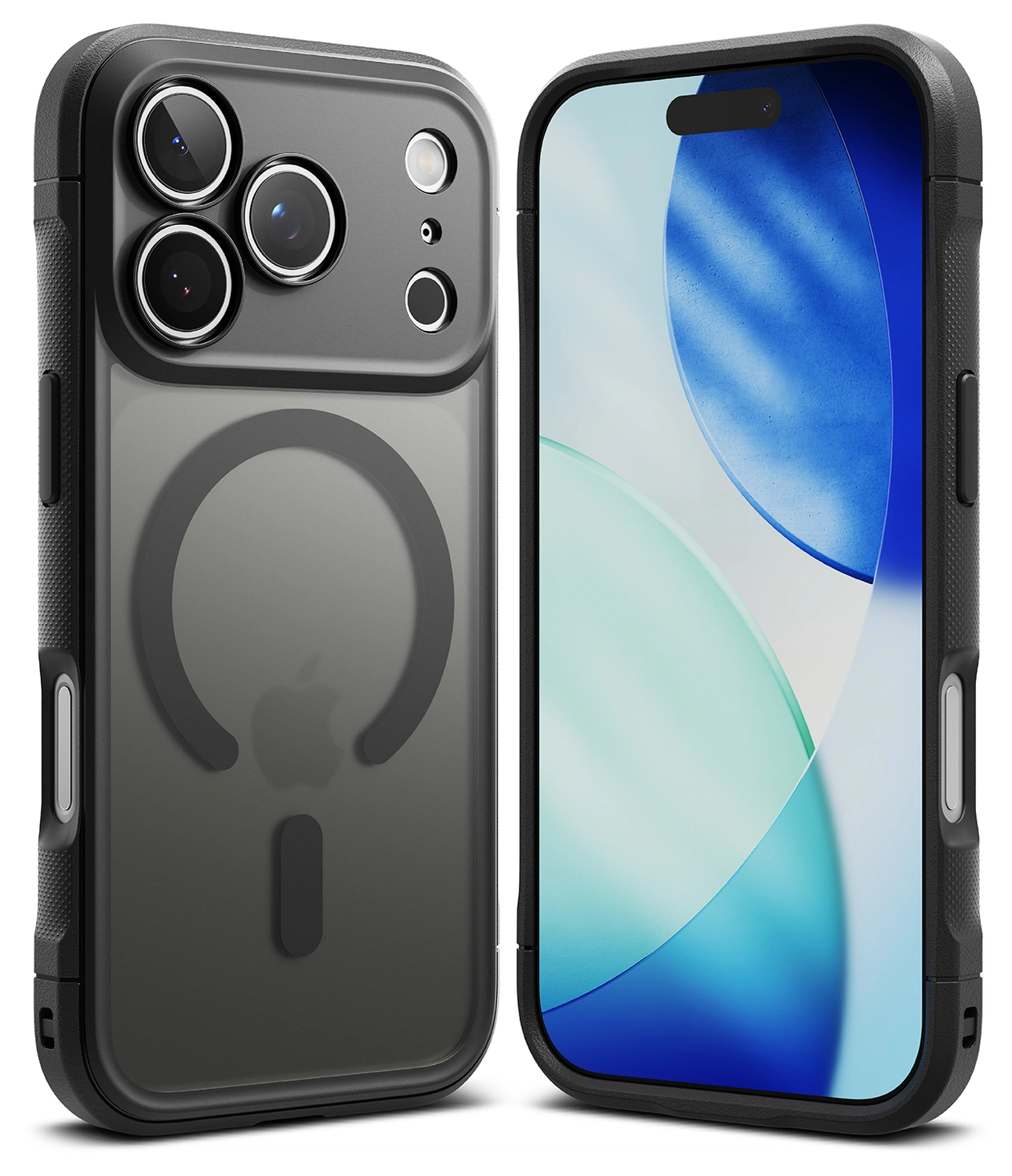 Ringke Fusion Bold Magnetic Apple iPhone 17 Pro Hoesje MagSafe Matte Zwart afbeelding 2