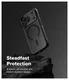 Ringke Fusion Bold Magnetic Apple iPhone 17 Pro Hoesje MagSafe Matte Zwart afbeelding 4