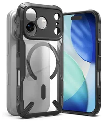 Ringke Fusion X Magnetic Apple iPhone 17 Pro Hoesje MagSafe Zwart afbeelding