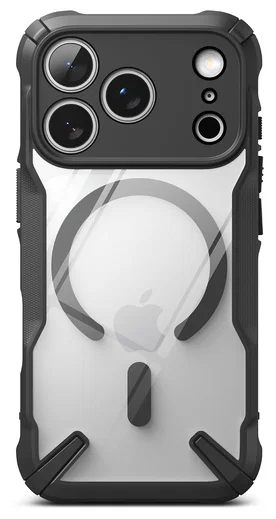 Ringke Fusion X Magnetic Apple iPhone 17 Pro Hoesje MagSafe Zwart afbeelding 11