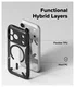 Ringke Fusion X Magnetic Apple iPhone 17 Pro Hoesje MagSafe Zwart afbeelding 7
