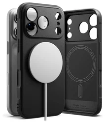 Ringke Onyx Magnetic Apple iPhone 17 Pro Hoesje MagSafe Zwart afbeelding