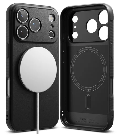 Ringke Onyx Magnetic Apple iPhone 17 Pro Hoesje MagSafe Zwart afbeelding 2