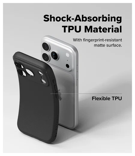 Ringke Onyx Magnetic Apple iPhone 17 Pro Hoesje MagSafe Zwart afbeelding 5