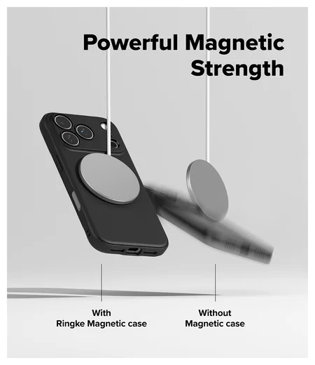 Ringke Onyx Magnetic Apple iPhone 17 Pro Hoesje MagSafe Zwart afbeelding 6