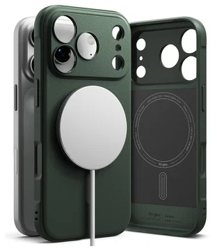 Ringke Onyx Magnetic Apple iPhone 17 Pro Hoesje MagSafe Groen