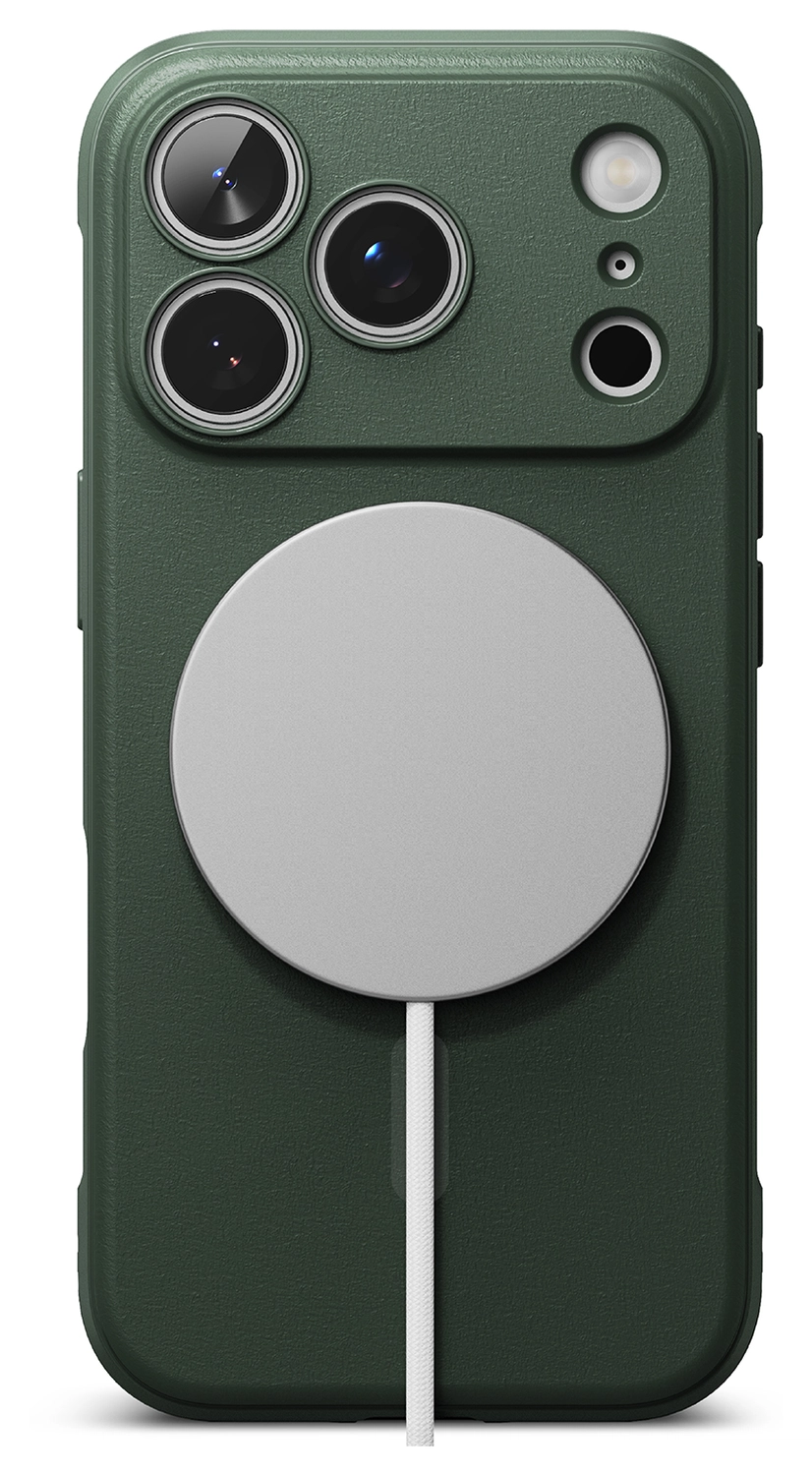 Ringke Onyx Magnetic Apple iPhone 17 Pro Hoesje MagSafe Groen afbeelding 12