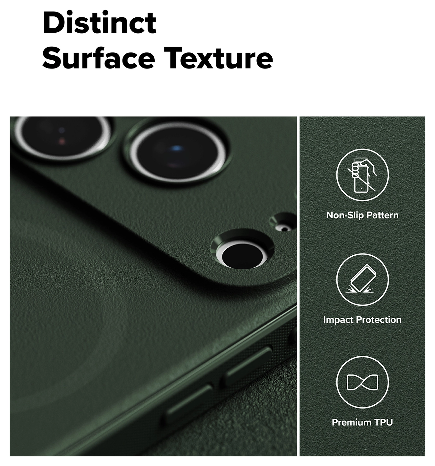 Ringke Onyx Magnetic Apple iPhone 17 Pro Hoesje MagSafe Groen afbeelding 5