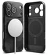 Ringke Onyx Magnetic Apple iPhone 17 Pro Hoesje MagSafe Camo Zwart afbeelding 2