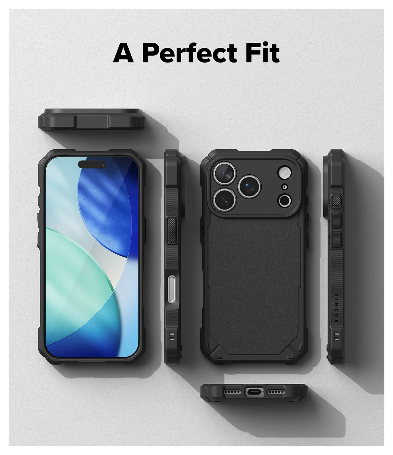 Ringke Rugged Gear Magnetic Apple iPhone 17 Pro Hoesje MagSafe Zwart afbeelding 11