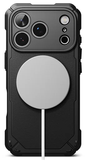 Ringke Rugged Gear Magnetic Apple iPhone 17 Pro Hoesje MagSafe Zwart afbeelding 13